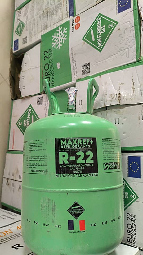 گاز کولر مکسریف اصلی (MAXREF) مدل R22 وزن 13.6