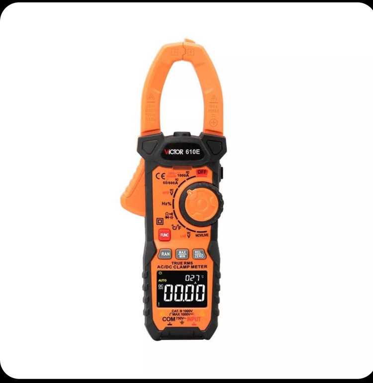 مولتی متر کلمپی ویکتور مدل VICTOR 610E