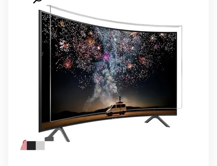 محافظ صفحه تلوزیون منحنی 49 اینچ MGS-XIANTAO ضخامت 2 میل تایوانی