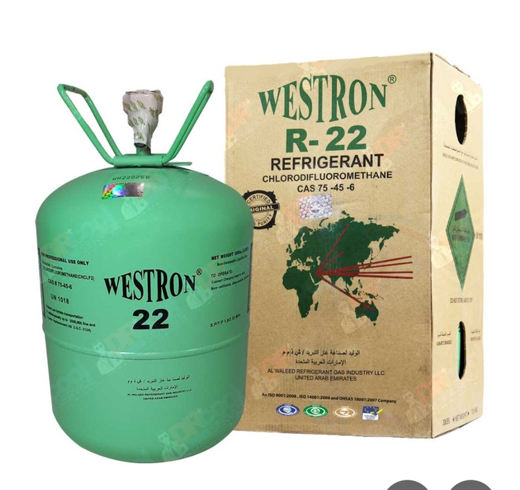 گاز کولر وسترون اصلی (WESTRON) مدل R22 وزن 13.6