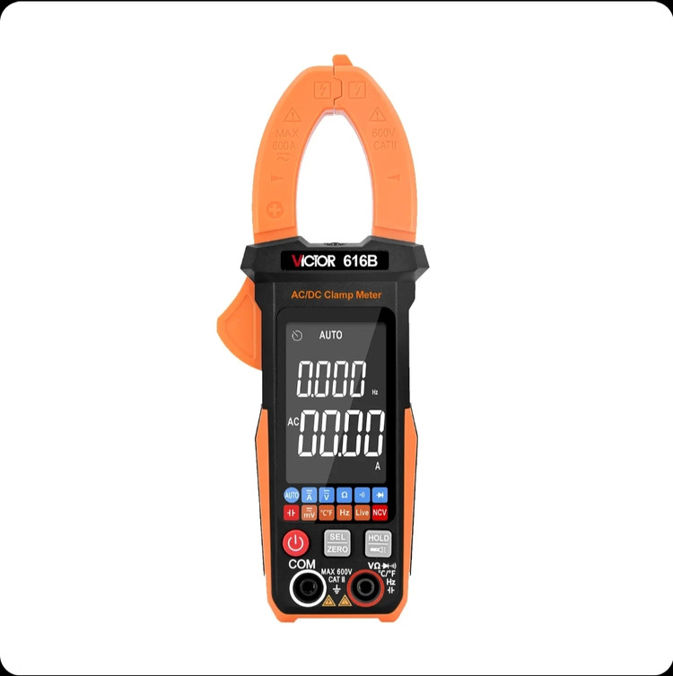 آمپرمتر کلمپی AC/DC ویکتور مدل Victor 616B