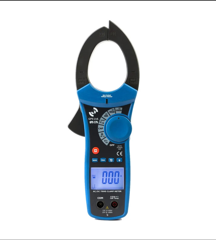 آمپرمتر کلمپی 1000A AC/DC جیپیاس لیمیتد مدل GPS-275