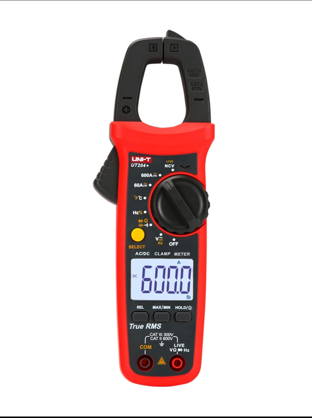 آمپرمتر کلمپی AC/DC یونیتی مدل +Uni-T UT 204