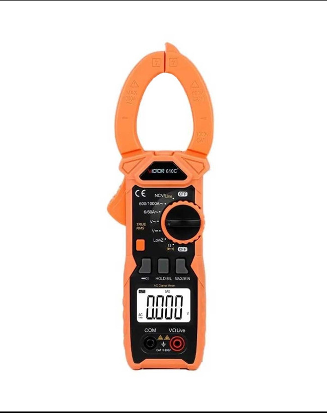 آمپرمتر کلمپی AC ویکتور مدل +Victor 610C