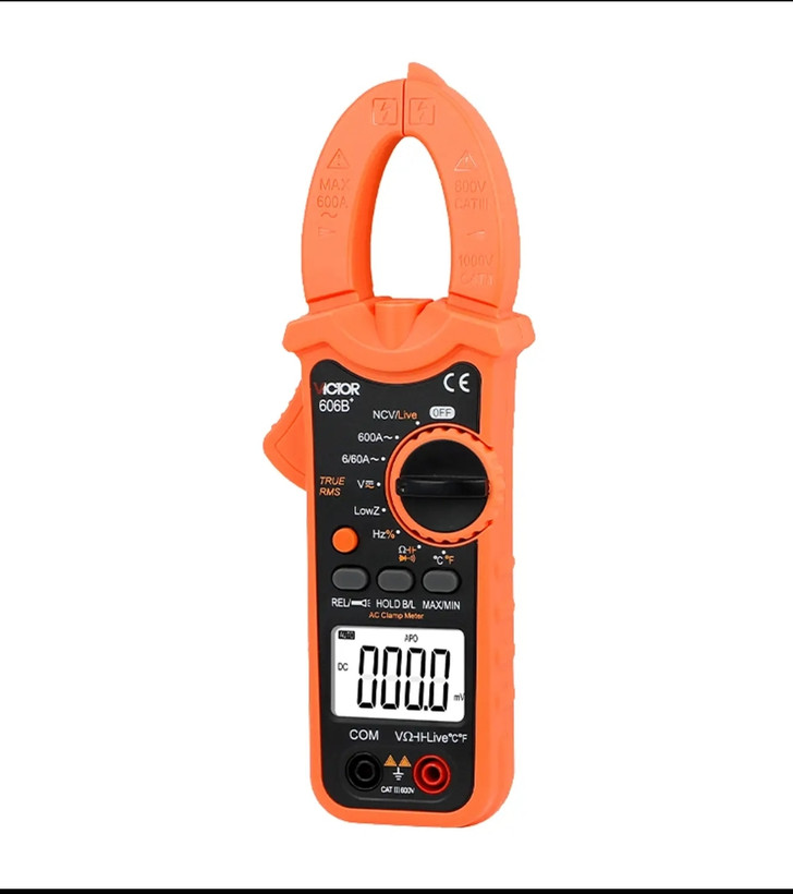 آمپرمتر کلمپی AC ویکتور مدل +Victor 606B