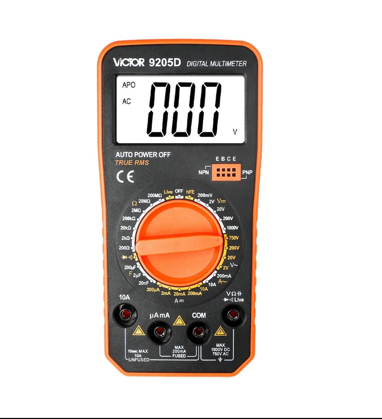 مولتی متر ویکتور مدل VICTOR 9205D