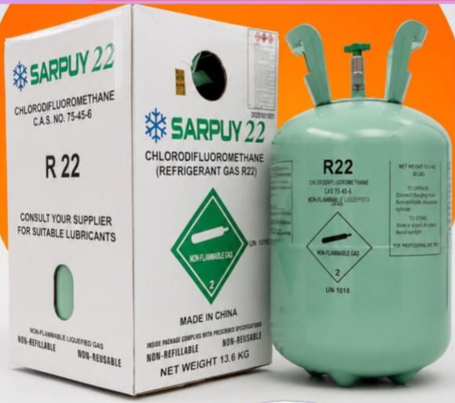 گاز کولر سارپوی اصلی (SARPUY) مدلR22 وزن 13.6