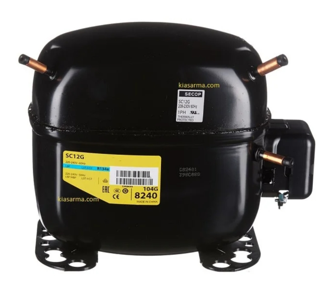 کمپرسور سکاپ مدل SC12G ظرفیت 1/3 اسب بخار با گاز R134a
